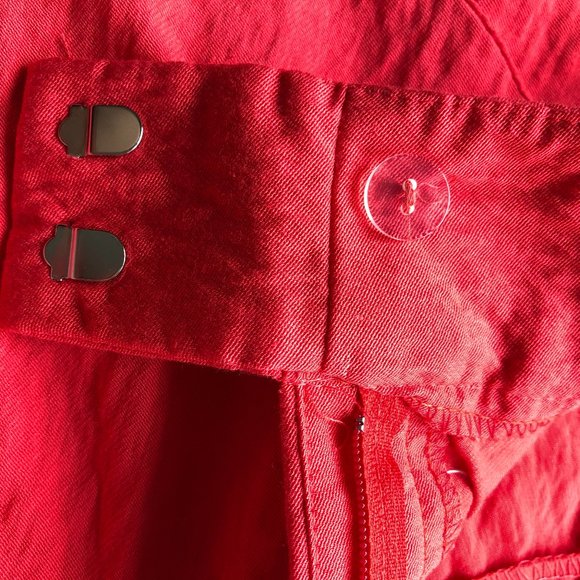 Aqua Textured Red Shorts - Picture 6 of 10